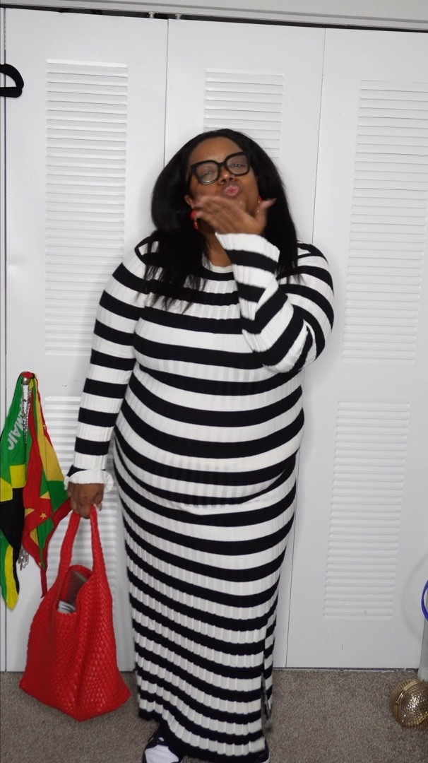 Beetlejuice Bae. Black and white matching set from Target

#LTKplussize #LTKVideo #LTKstyletip
