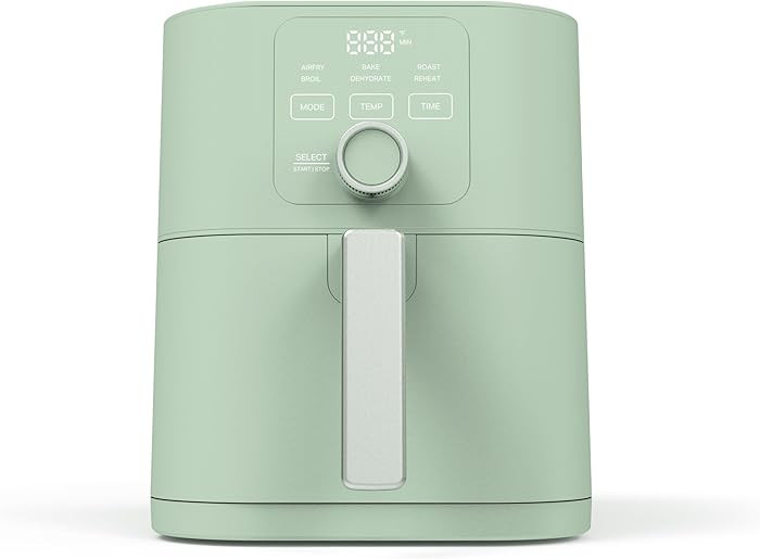 Martha Stewart 6QT Air Fryer, 6-in-1, Bake, Broil, Roast, Air Fry, Dehydrate, Reheat, Ceramic Non... | Amazon (US)