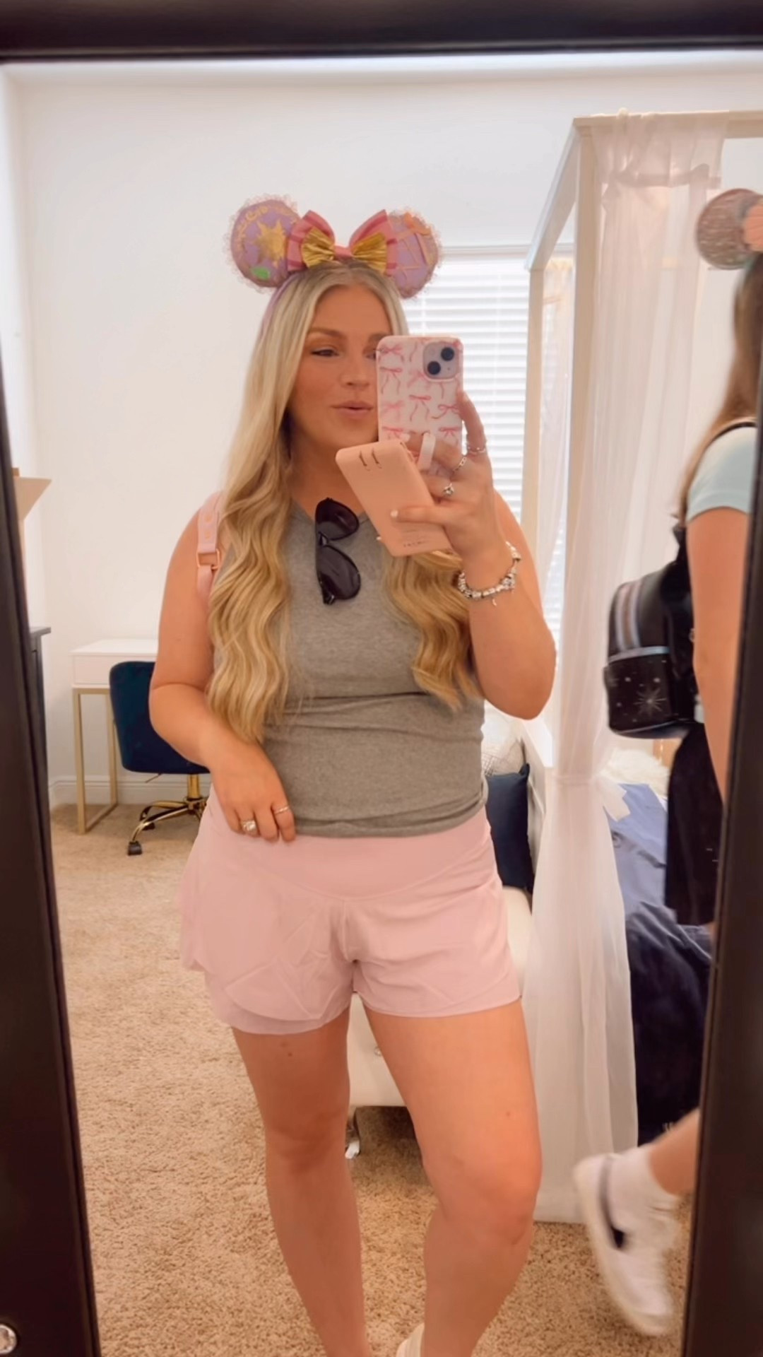 These shorts are SO soft and comfortable! New favorites!! 40% off!! Already ordered 2 more colors. I’ve had this tank forever. Great basic. Medium in both.

Disney outfit 
Mom outfit

#LTKOver40 #LTKStyleTip #LTKSaleAlert