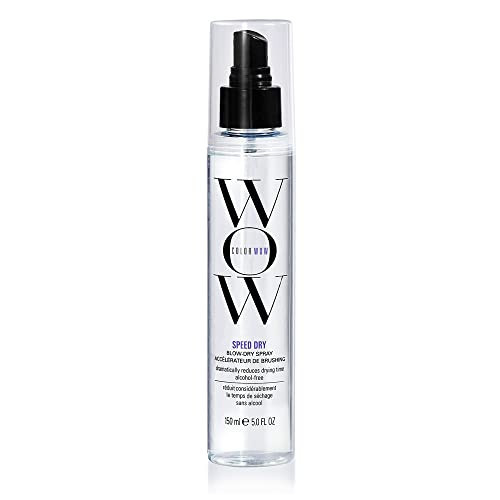 COLOR WOW Speed Dry Blow Dry Spray – Cut Blow Dry Time by 30% | Heat Protectant, Prevent Breakage | Cruelty-Free & Gluten-Free | Amazon (US)