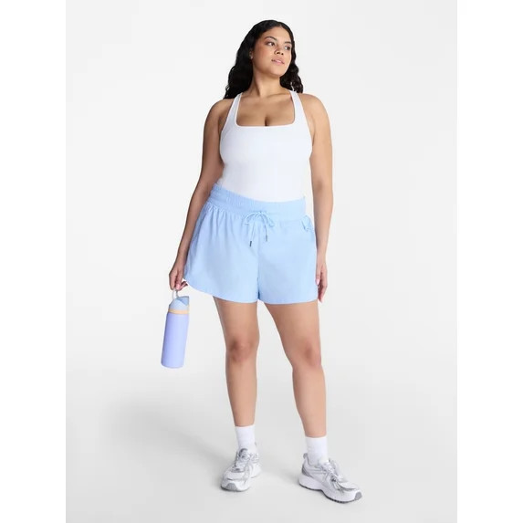 Avia Women's Hike Run Shorts, 4'' Inseam, Sizes XS-XXXL | Walmart (US)