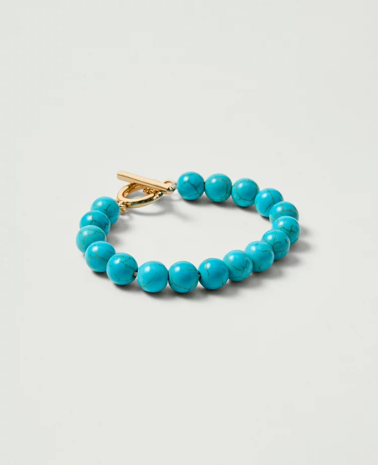 Turquoise Stone Bracelet | Ann Taylor