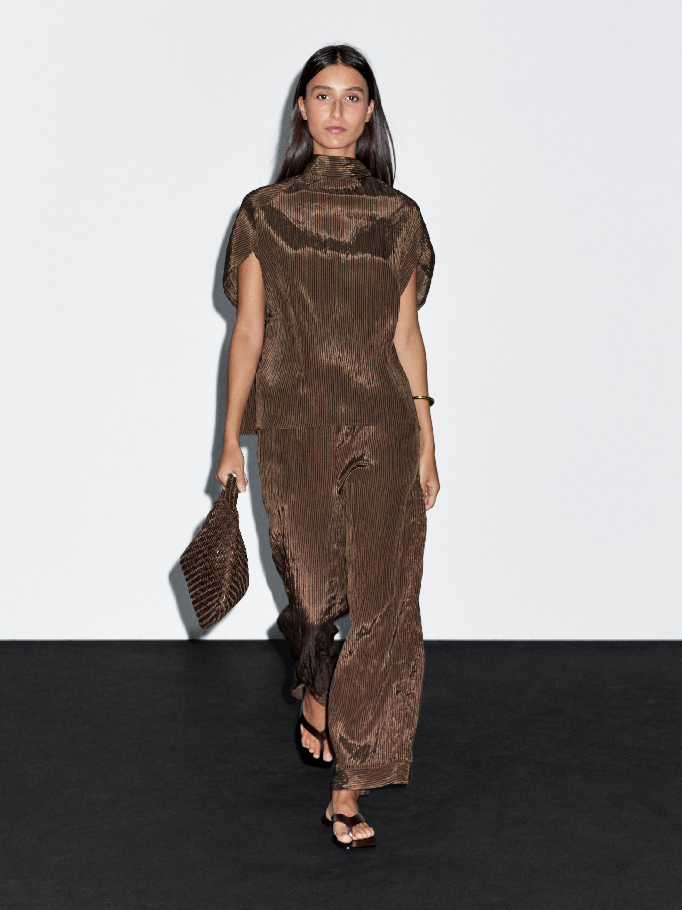 Hose mit schmalen Streifen | Massimo Dutti DE