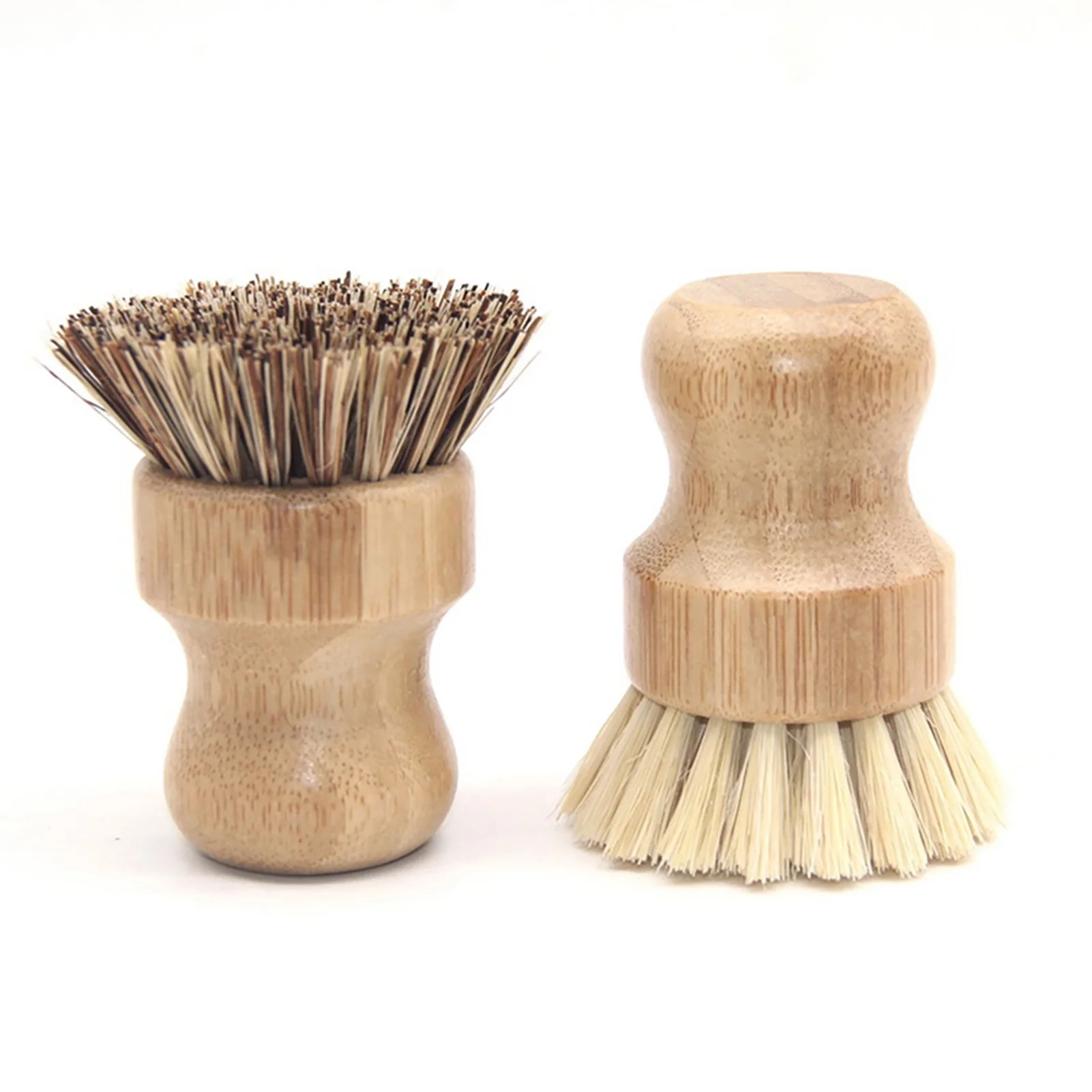 Manunclaims Bamboo Dish Scrub Brush, Kitchen Wooden Cleaning Scrubbers for Washing Cast Iron Pan/... | Walmart (US)