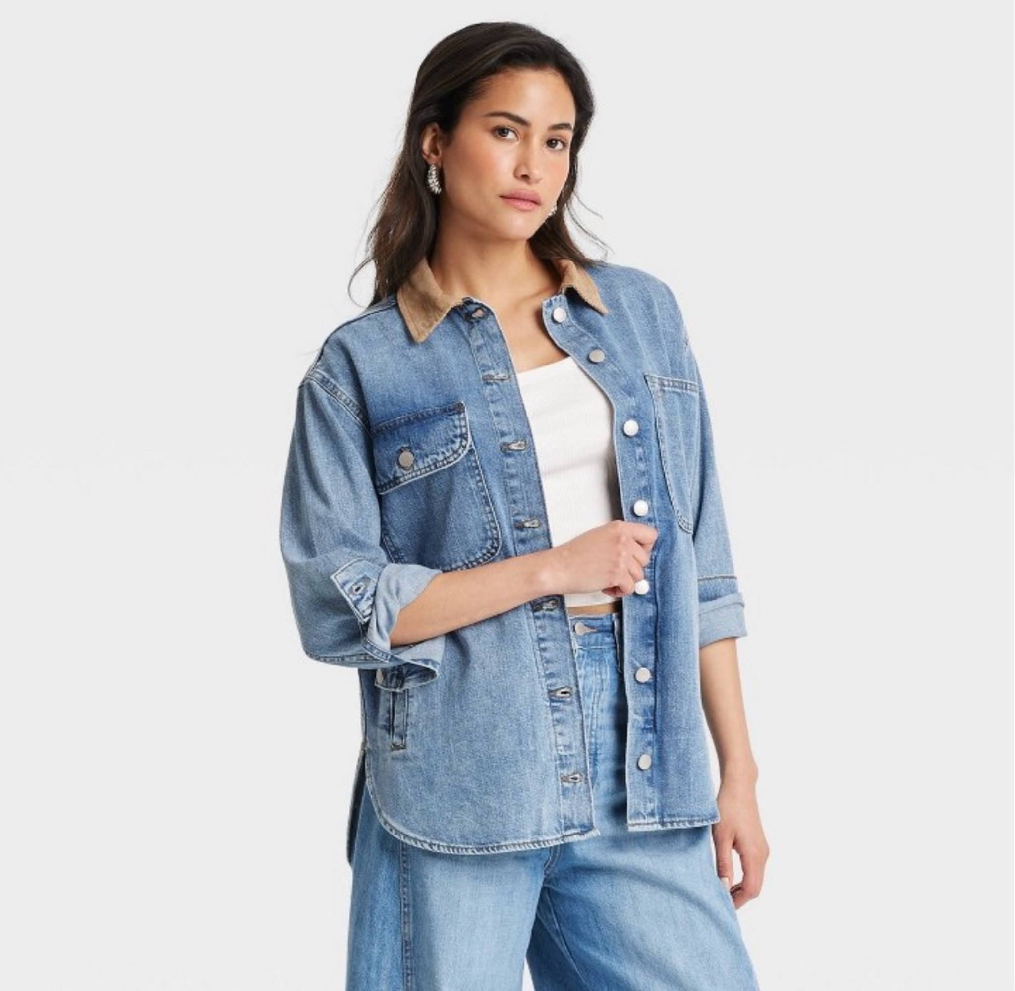 Oversized fit, love the collar detail and material 

#LTKU #LTKStyleTip #LTKSeasonal