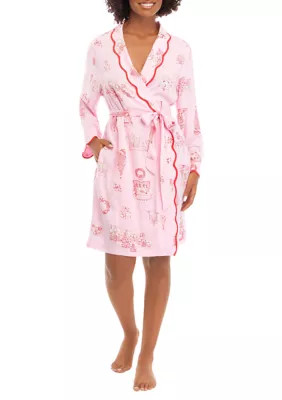 Crown & Ivy™ Scalloped Robe | Belk