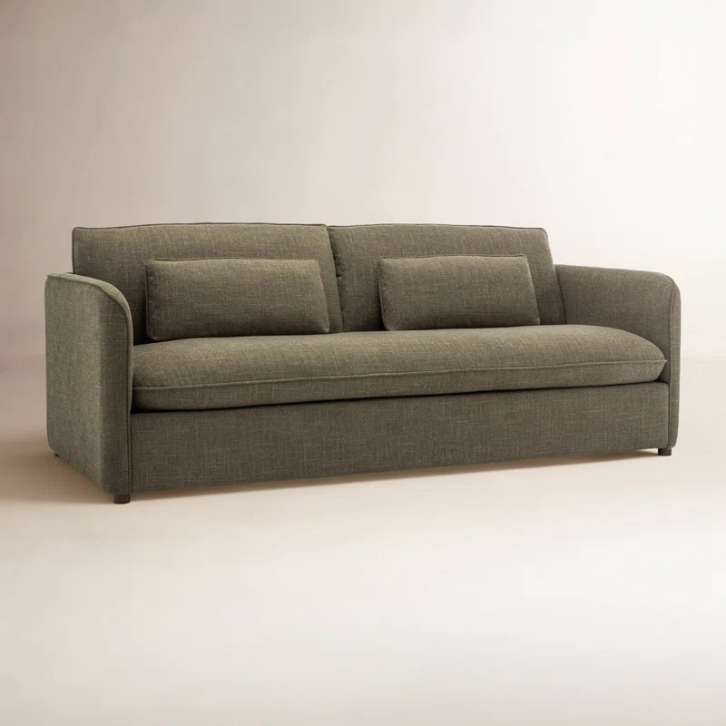 Faye 84” Pillow 2-Over-Bench Seat Sofa | Wayfair North America