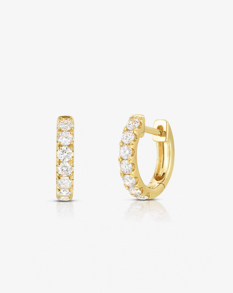 Jumbo Diamond Huggies | Ring Concierge