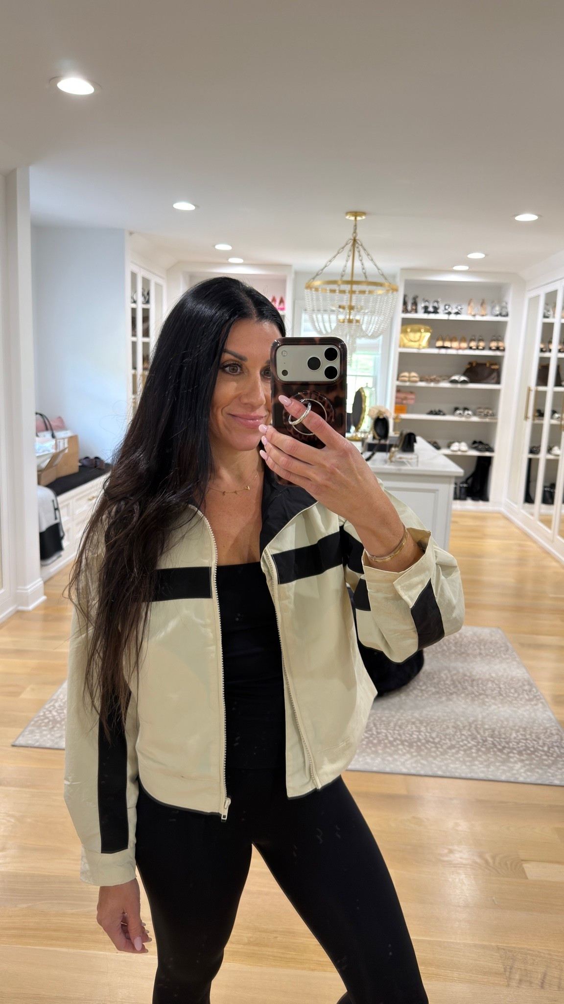 Colorblock windbreaker from @revolve