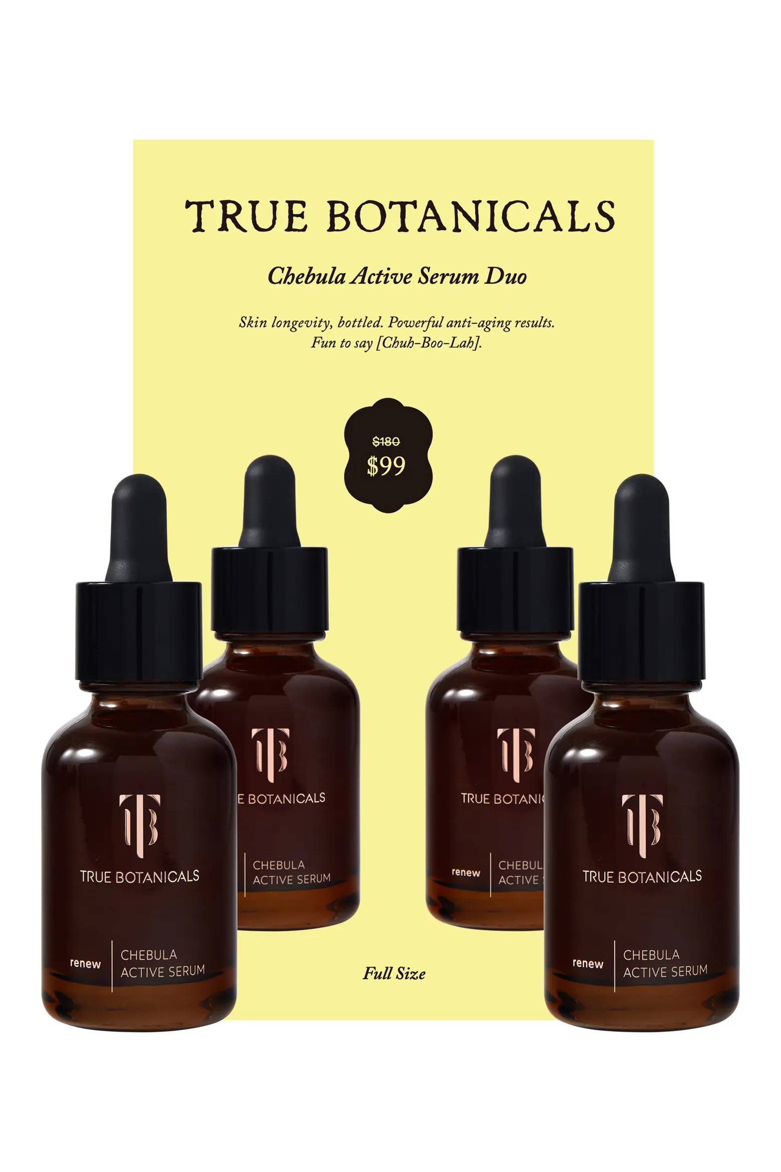 Chebula Active Serum Duo $180 Value (Women) | Nordstrom | Nordstrom