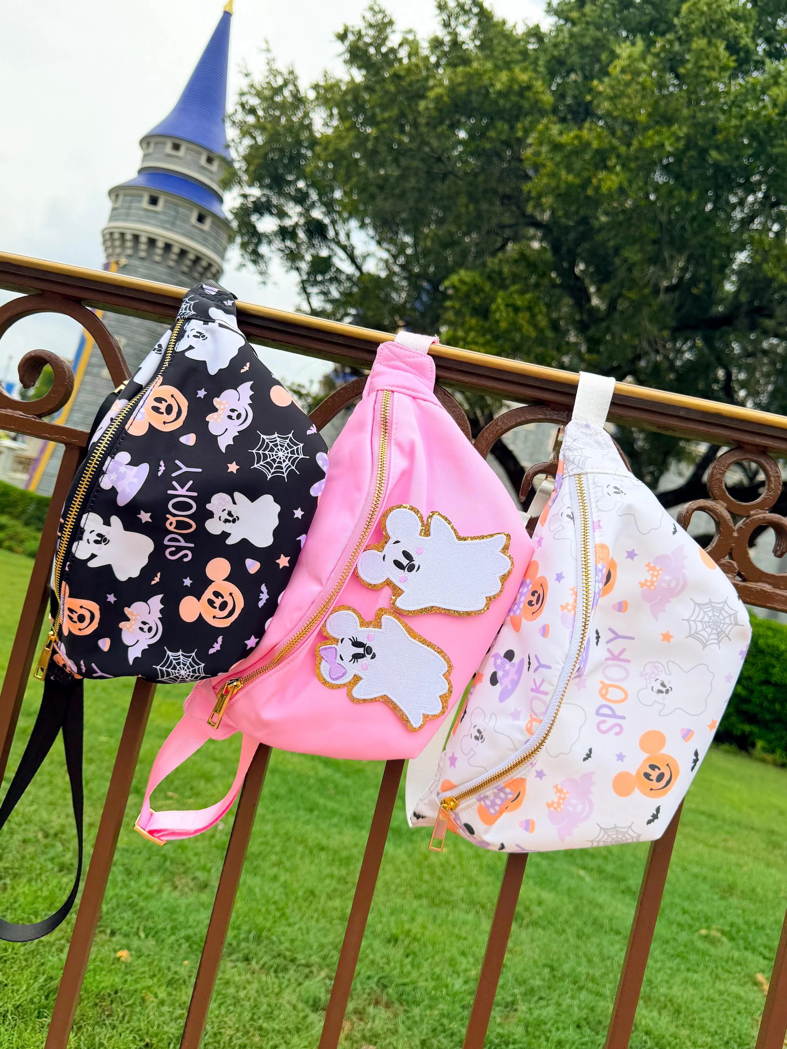 Spooky Disney Halloween Fanny Pack. Mickey Ghost Halloween Mickey Halloween Minnie Ghost Fanny. G... | Etsy (Global)