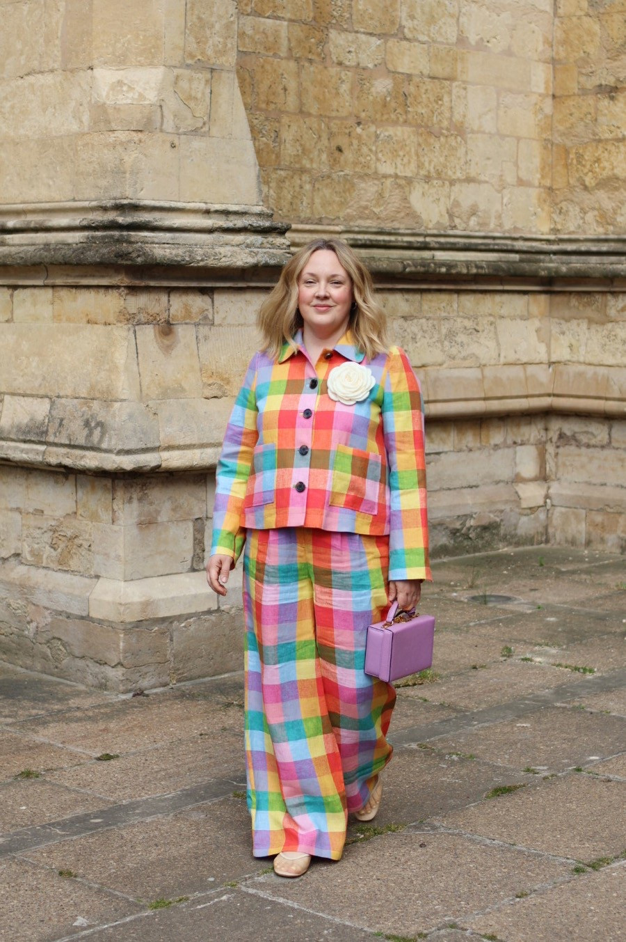 Elmer the elephant meets Carrie Bradshaw. 
Boden multi colour suit, linen suit, wedding outfit, summer suit, summer tailoring, midsize outfit 

#LTKmidsize #LTKAprilSpotlight #LTKuk