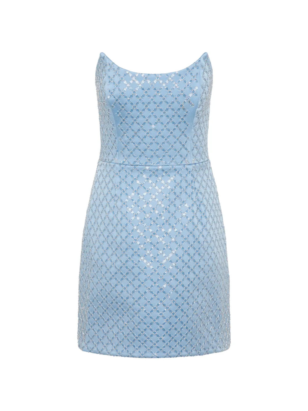 Rebecca Vallance Alix Sequined Mini Dress | Blue | FARFETCH UK | Farfetch Global