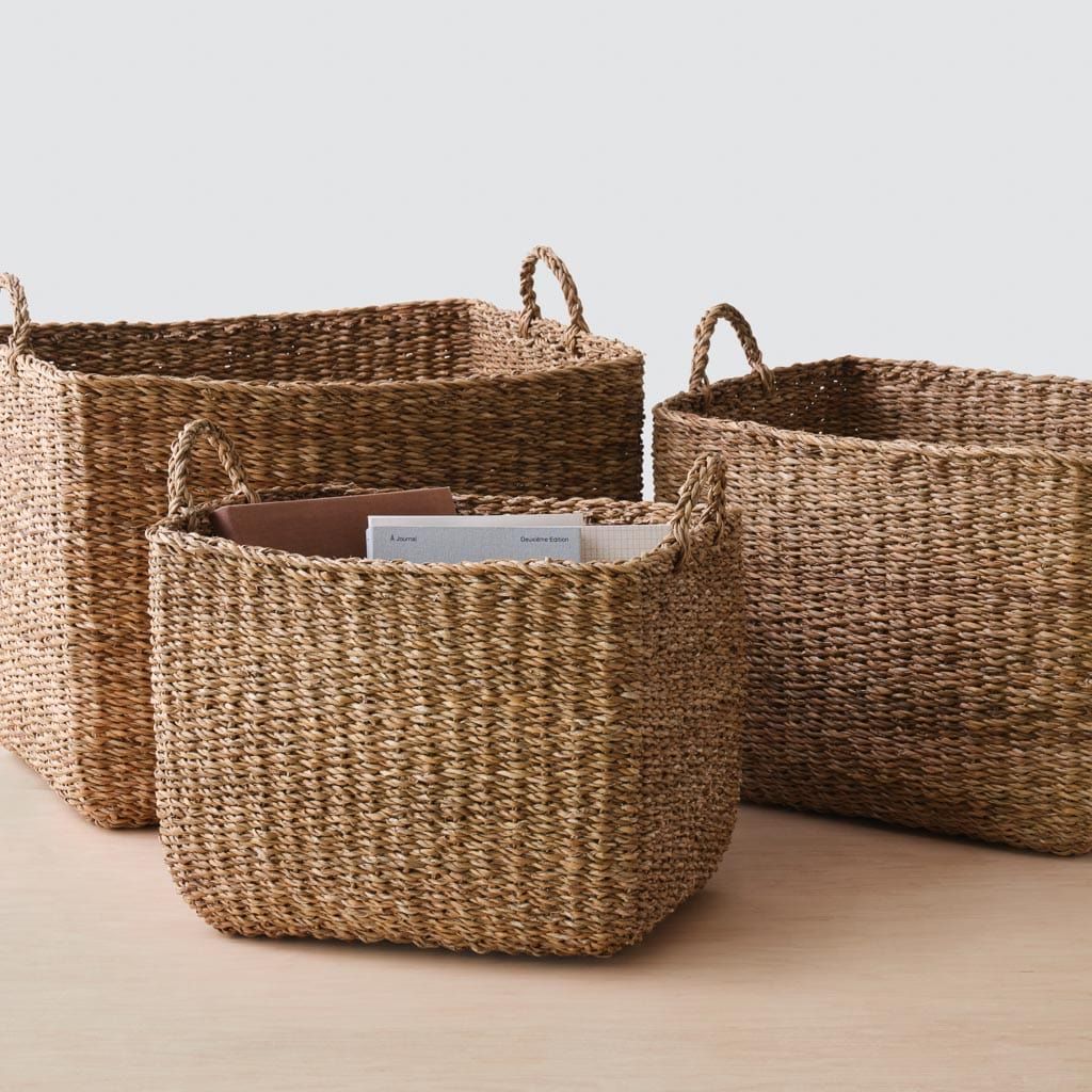 Padma Rectangle Storage Baskets   – The Citizenry | The Citizenry