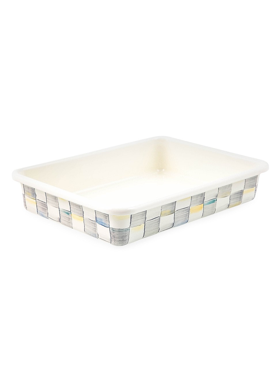Sterling Check Enamel Baking Pan | Saks Fifth Avenue