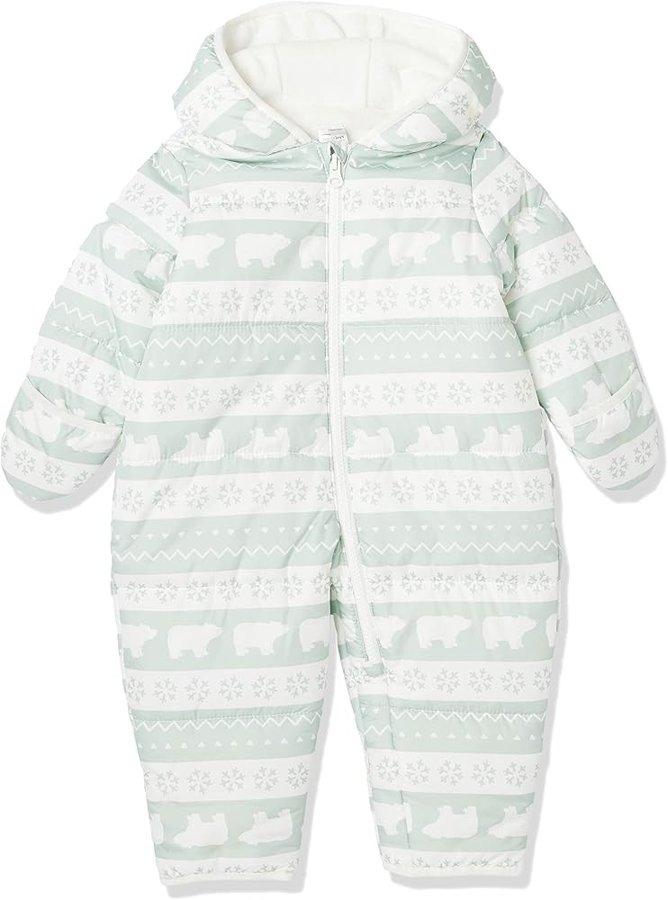 Simple Joy by Carter's Baby One-Piece Snowsuit Bunting | Amazon (US)