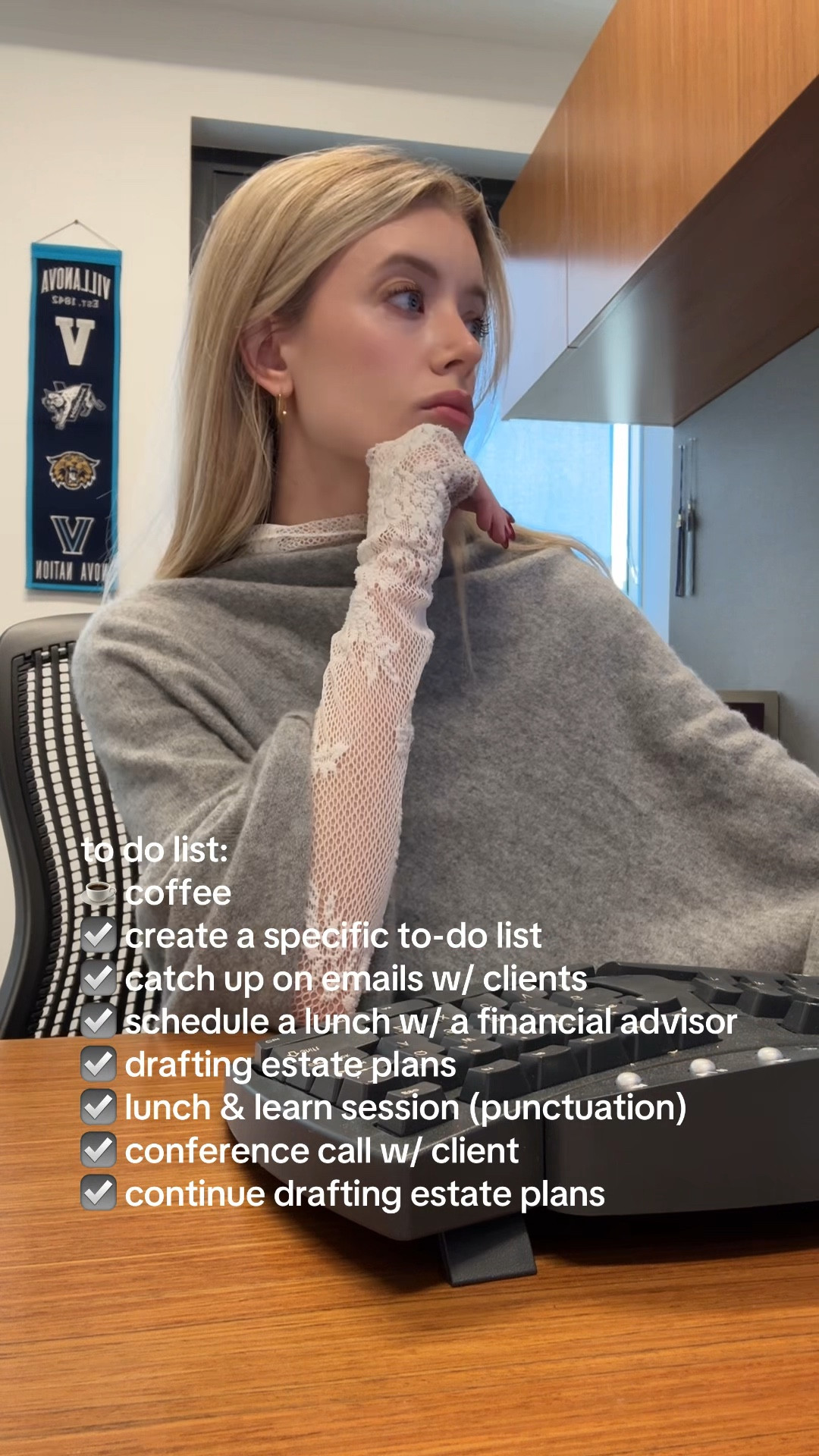 Day in my life as an estate planning attorney. DIML. Cashmere cape. Work style. Office style. Lawyer. Attorney. Law school. Winter work clothes.

#LTKmorningroutine #LTKdayinmylife #LTKootd