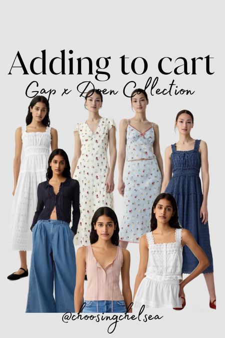 Immediately adding to cart!! Gap x Doen collection is live and gorgeous. I’m getting the blue midi dress and white eyelet top. 

#LTKSeasonal #LTKfindsunder100 #LTKmidsize