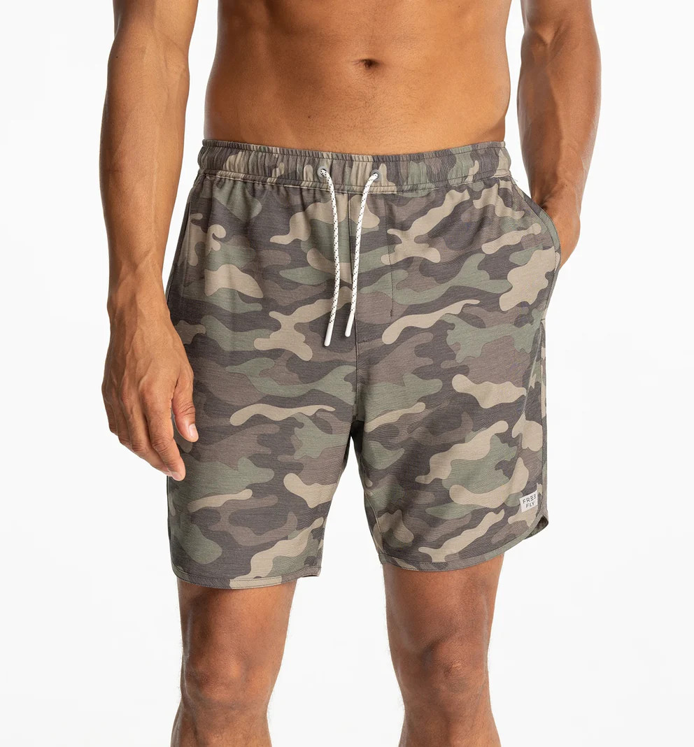 Men's Reverb Short – 7" - Woodland Camo | Free Fly Apparel