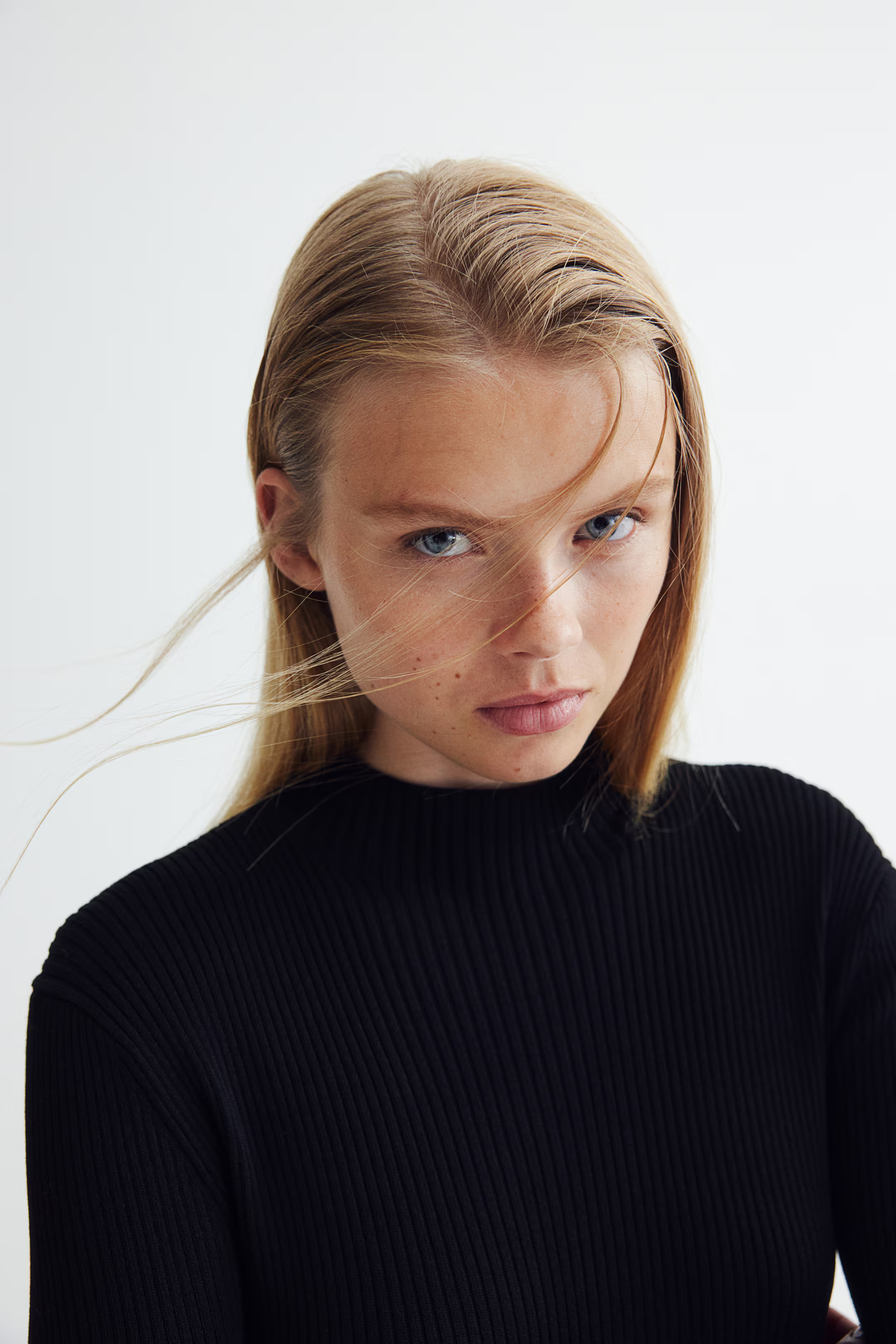 Rib-Knit Mock Turtleneck Dress | H&M (US + CA)