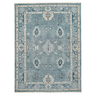 SK Ophelia Hand Kotted 100% Wool Area Rug | Ballard Designs, Inc.