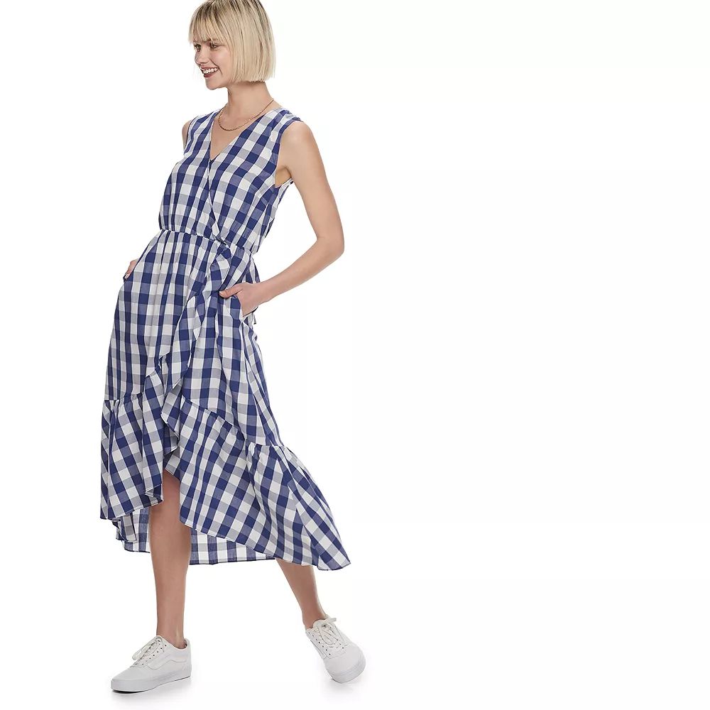 Women's POPSUGAR Asymmetrical Ruffle Hem Dress | Kohl's