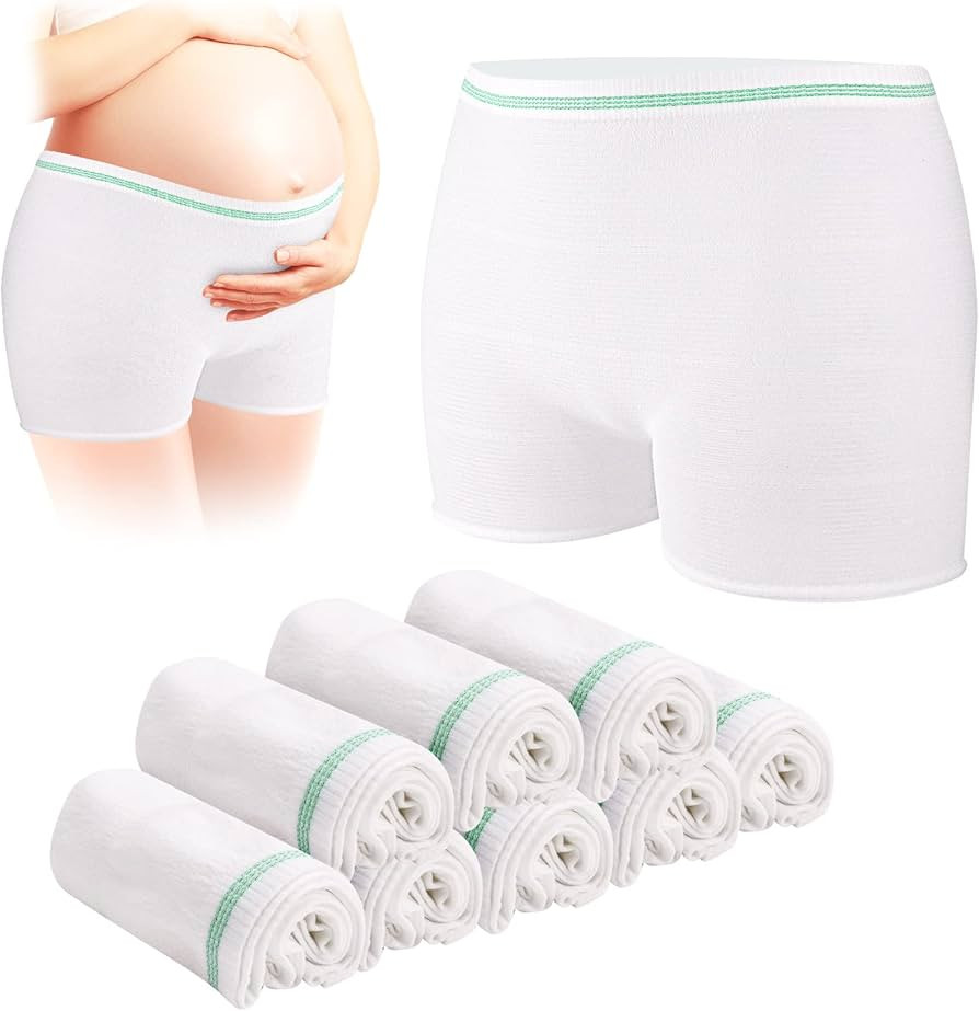 CARER Healthcare Incontinence Pregnancy Mesh Underwear Postpartum 8 Count Seamless Mesh Panties P... | Amazon (US)