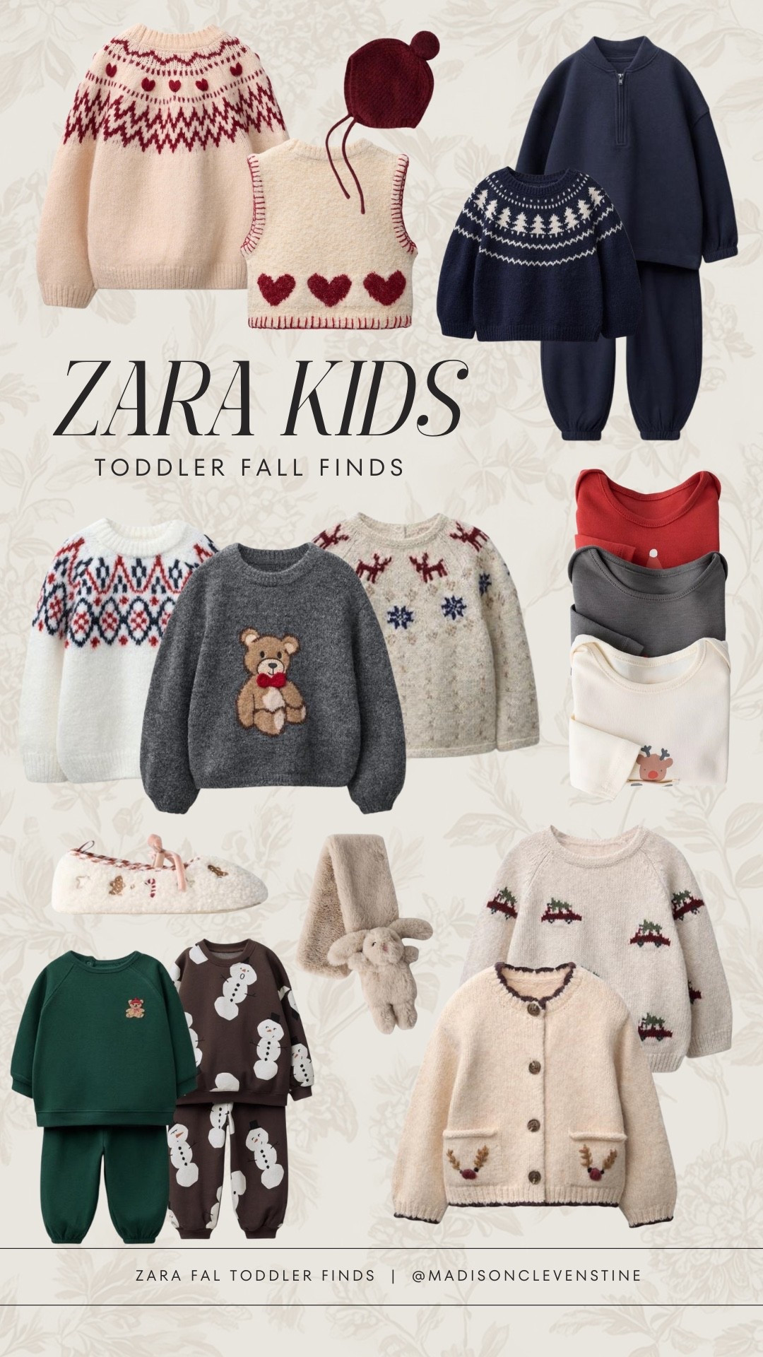 Toddler fall/winter finds from Zara that I’m loving 🤍❄️ #ZaraKids #ToddlerFallStyle #FallOutfitInspo #ToddlerFashion #MiniStyle #ToddlerOOTD #KidsFallFashion #ZaraFinds #ZaraKidsStyle #LTKKids #LTKFall #LTKKidsFashion #ToddlerWardrobe #FallFinds #CozyKidsStyle

#LTKSeasonal #LTKKids #LTKBaby