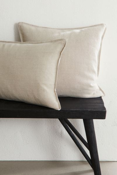 Washed linen cushion cover | H&M (UK, MY, IN, SG, PH, TW, HK)