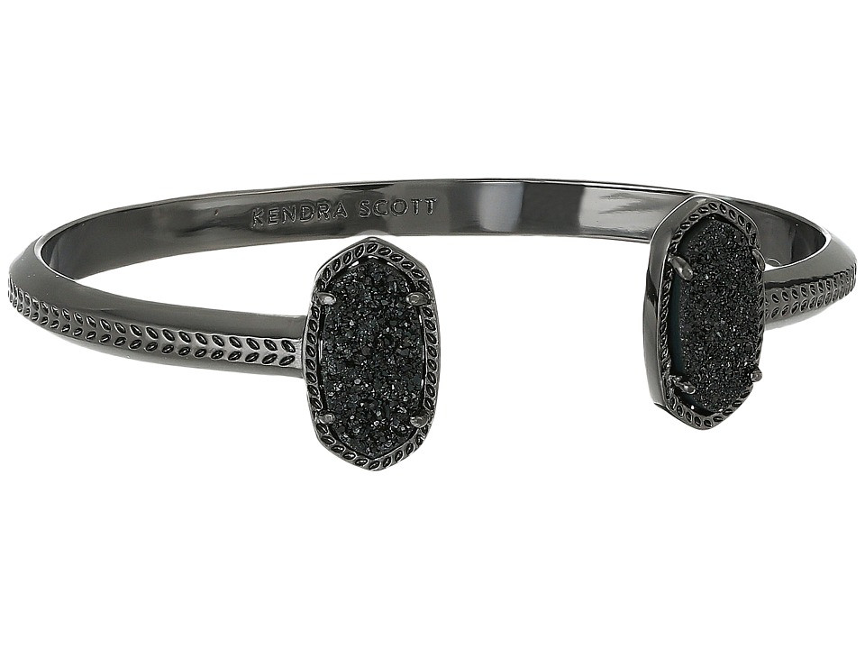 Kendra Scott - Elton Bracelet (Gunmetal/Black Drusy) Bracelet | Zappos