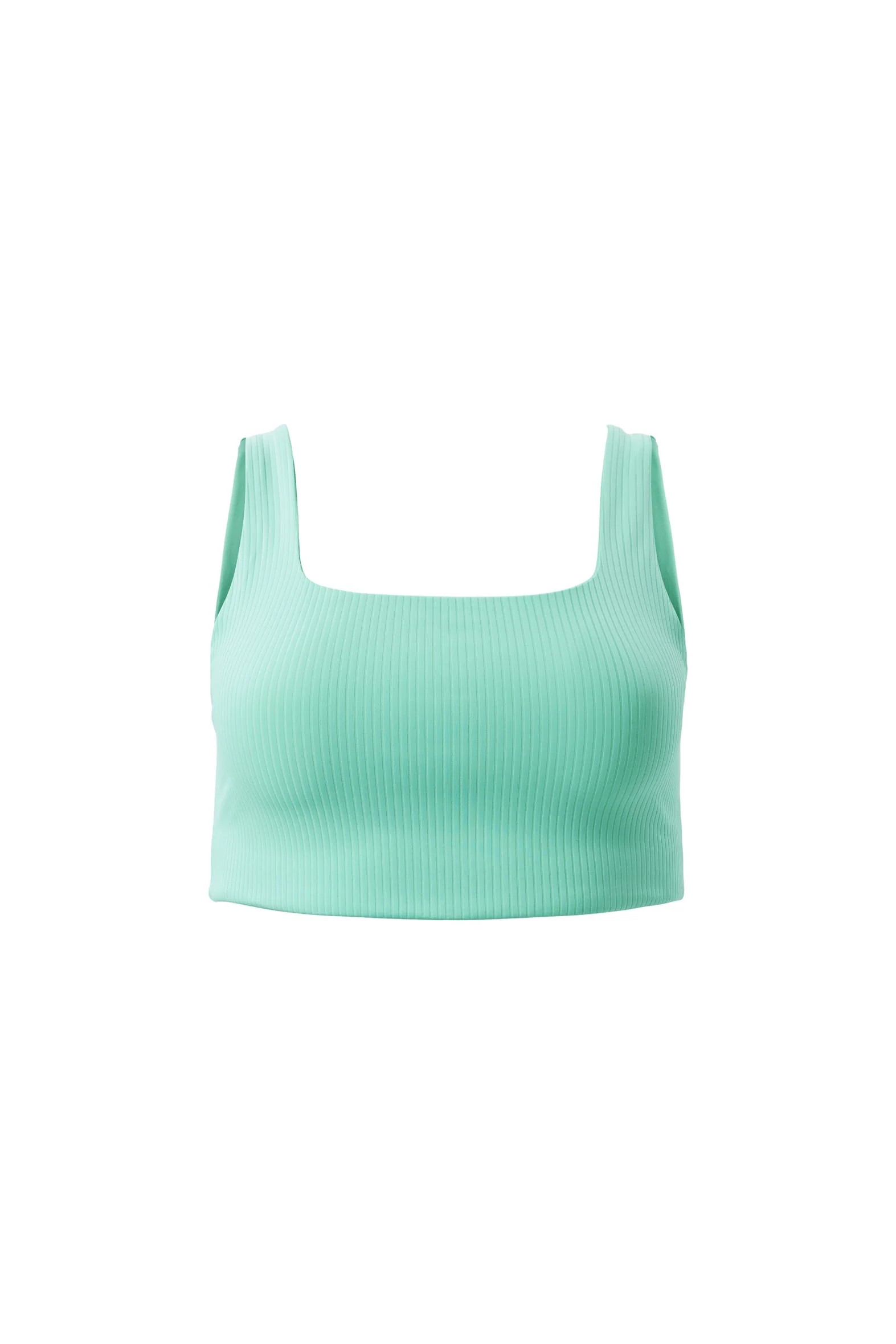 Breeze RIB Tommy Cropped Bra | Girlfriend Collective