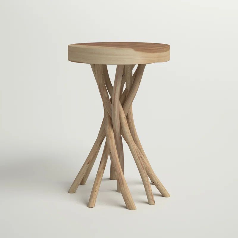 Selah Solid Wood Top Tree Stump End Table | Wayfair North America