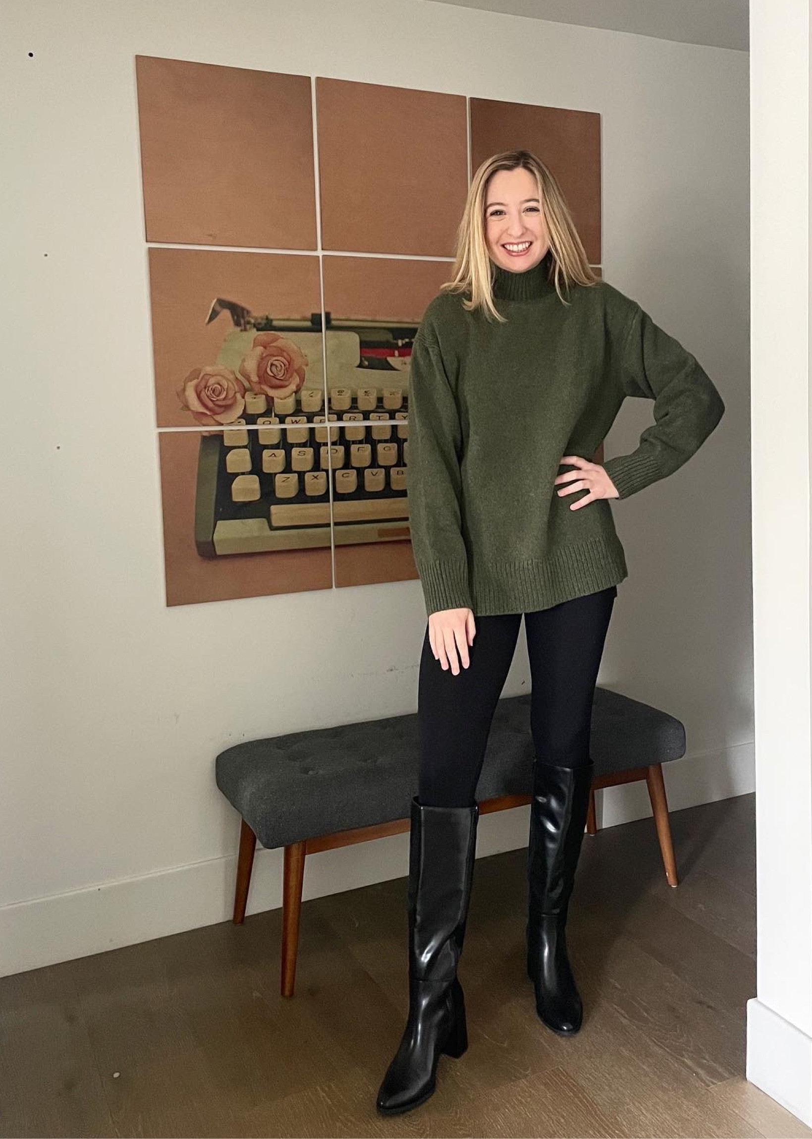 Work in the office OOTD #womenintechstyle
•
Jumper and leggings style formula
S in jumper
9.5 in the boots (sized up - typically a 8.5)
•
#outfitidea #outfitinspiration #outfit #womenintechoutfit #womenintech #capsulewardrobe #womenintechclothing #capsuleclothing #capsulecloset #leggings #jumper #sweater #tallboots

#LTKbrasil