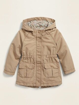 Hooded Utility Jacket for Toddler Girls | Old Navy (US)