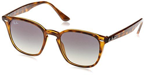 Ray-Ban RB4258 Square Sunglasses, Havana/Grey Gradient, 50 mm | Amazon (US)
