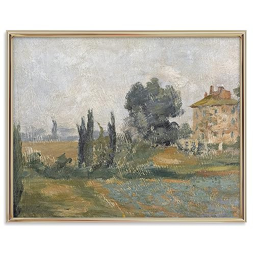 Vintage Landscape Wall Art - Antique Art Prints for Home Decor - Rustic Farm and Country Landscap... | Amazon (US)
