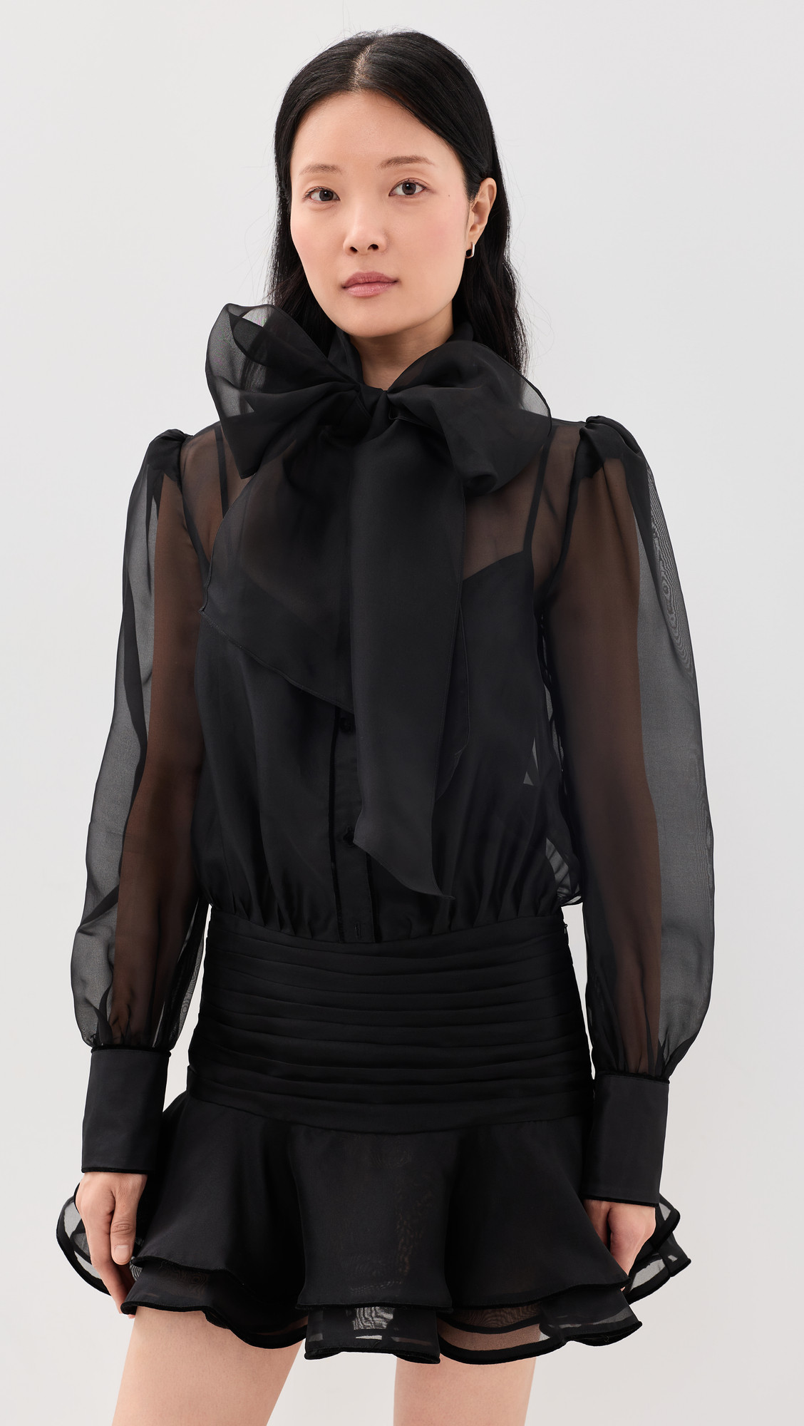 Retrofête Celandine Silk Dress Black XS | Shopbop