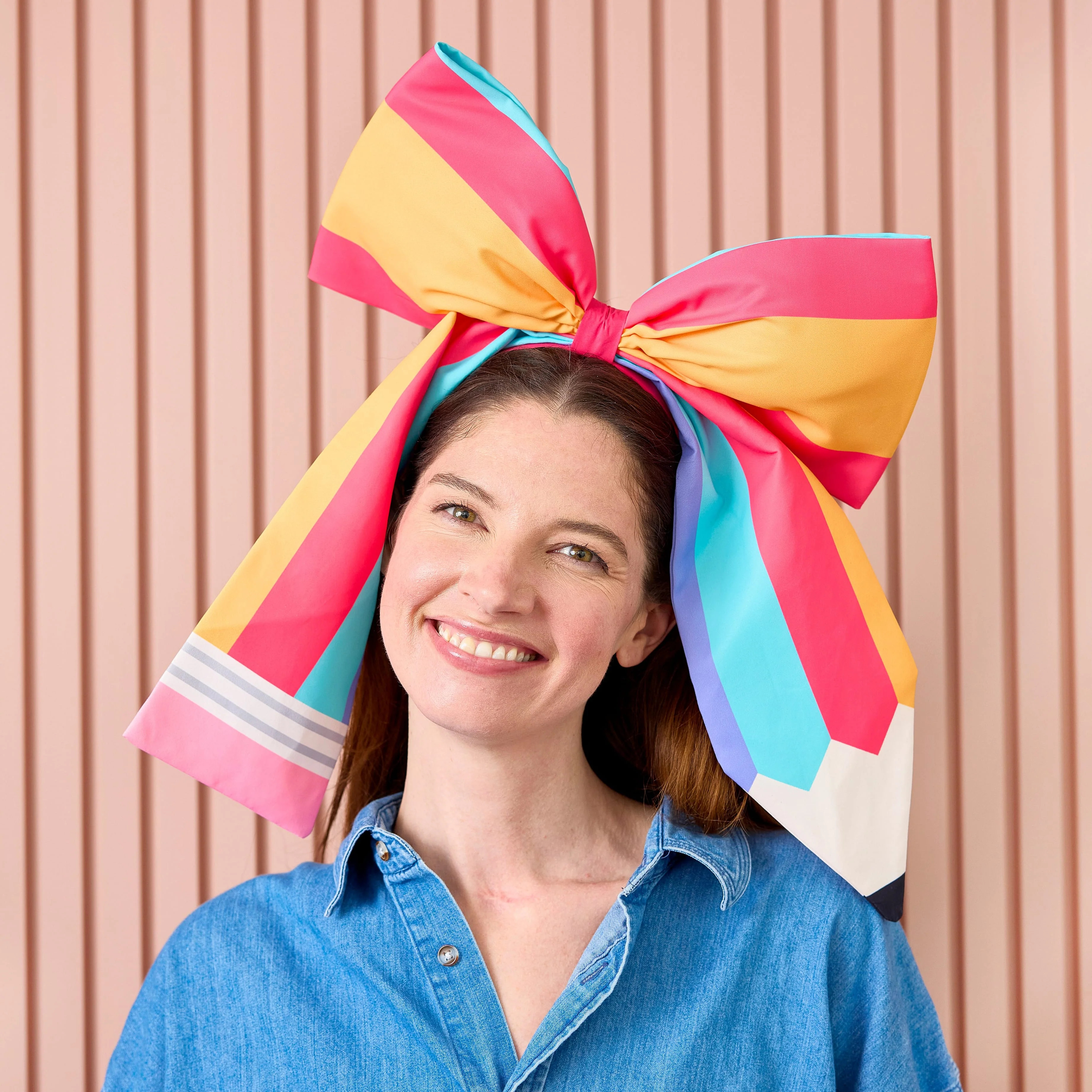 Pencil Bow Jumbo Novelty Headband | Packed Party