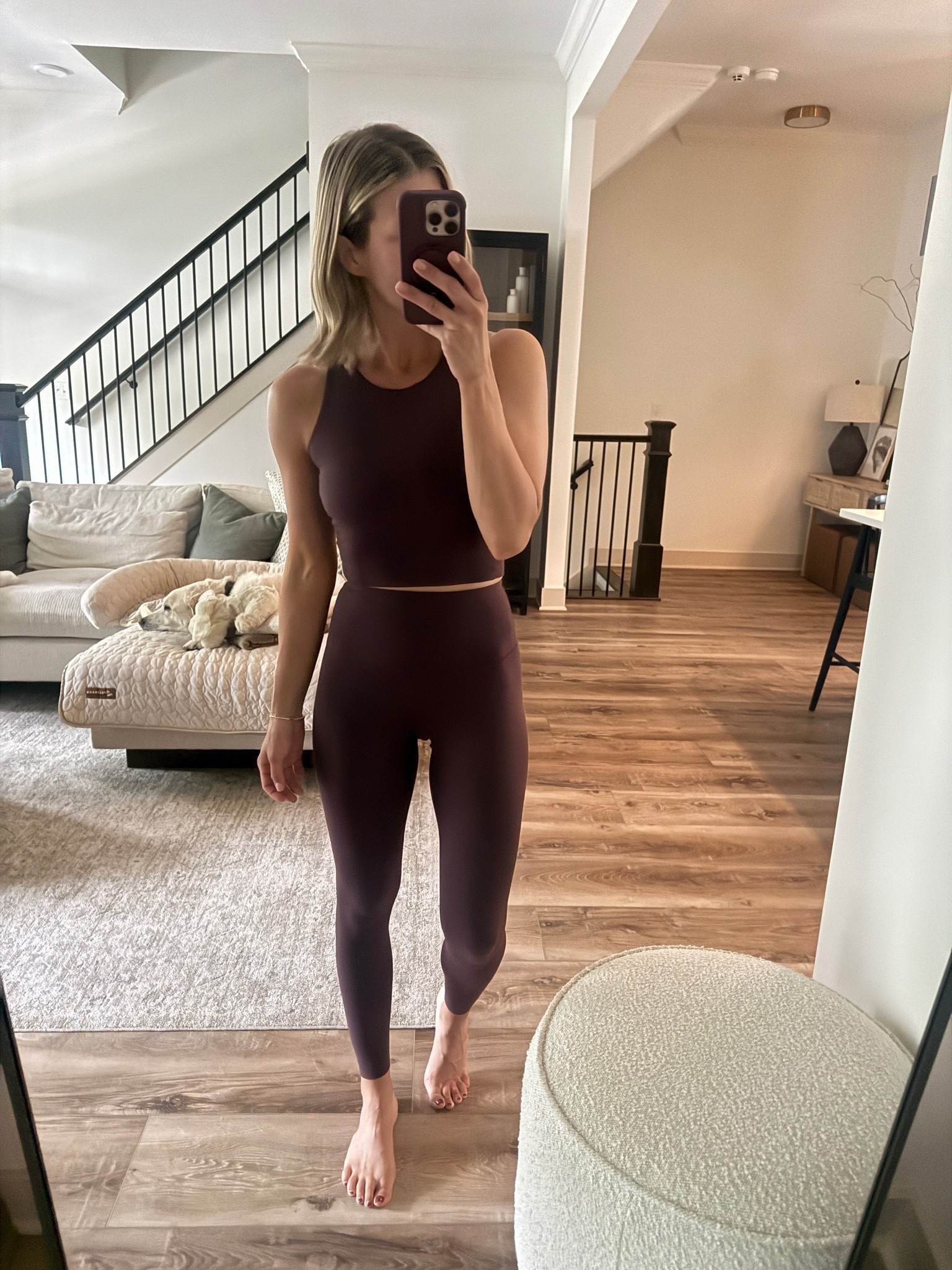 Wearing xs leggings, small tank (old color in both but same style as linked)

#LTKOver40 #LTKActive #LTKfitnessgoals
