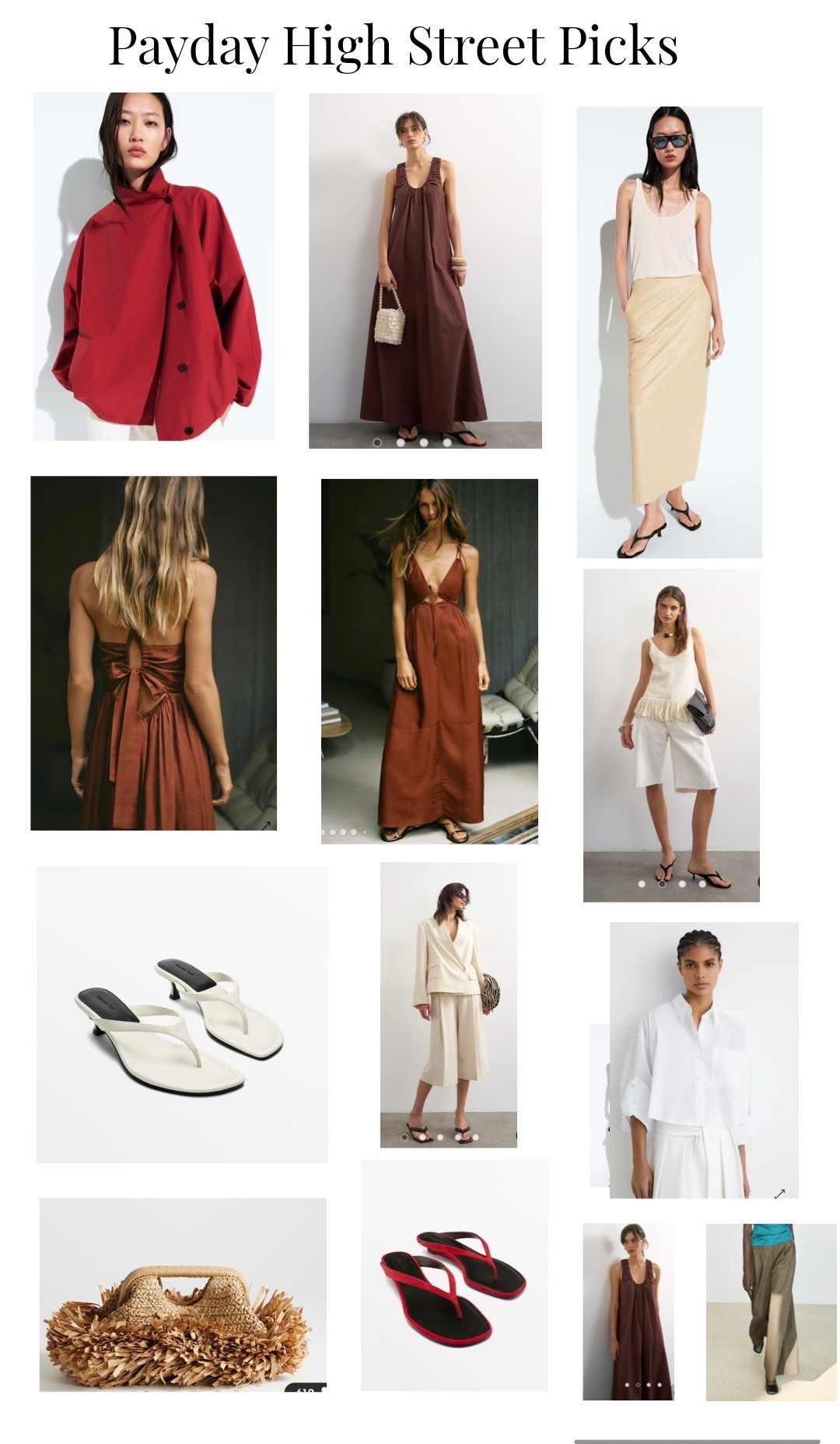 Pay day high street hits 🫶
Massimo Dutti Reiss Topshop
Summer dress, culottes, sandals, red jacket L, red shoe, fringe top

#LTKuk #LTKsummer #LTKeurope
