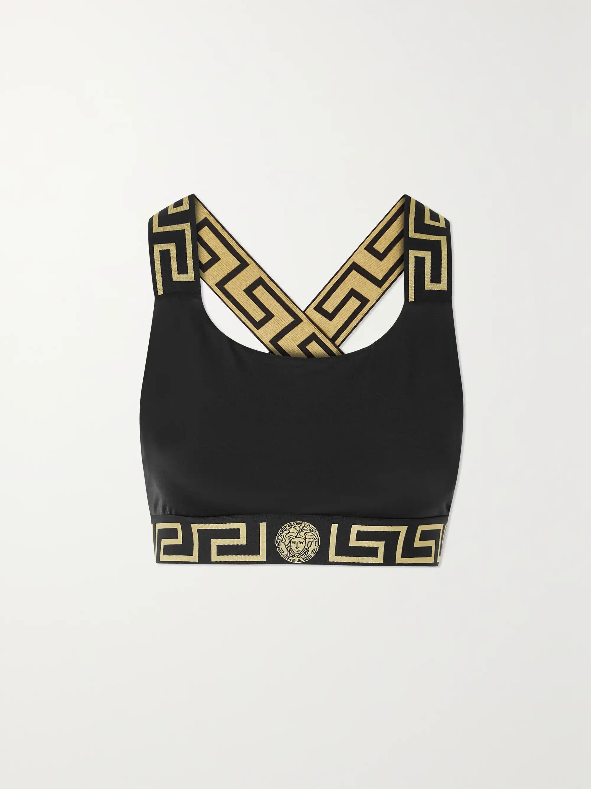 Jacquard-trimmed bikini top | NET-A-PORTER (US)