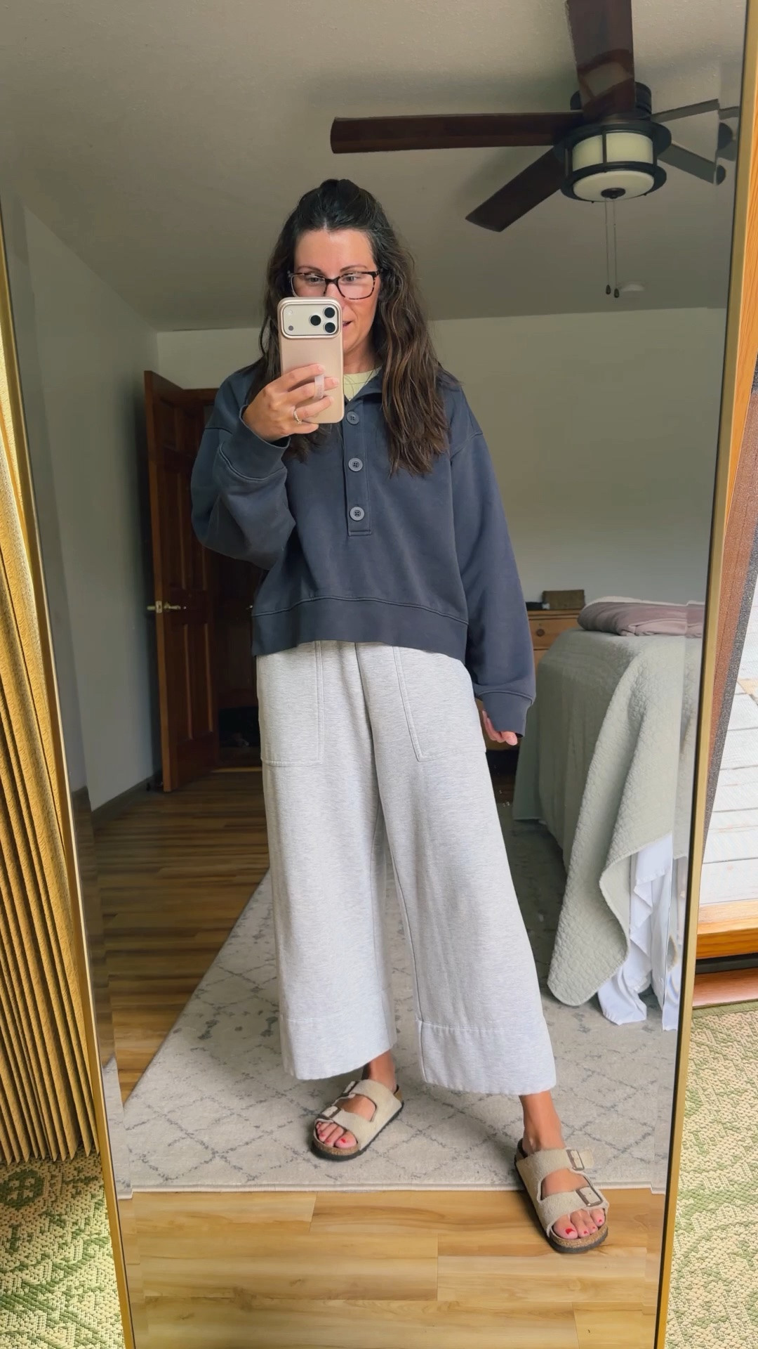 Taking care of my kiddo who got a tonsillectomy and adenoidectomy yesterday🤍

75% cotton. Wearing size small. Xs in my tank and small in my sweatpants. My Birkenstock sandals are size 36. 

The sweatshirt is also on sale for $17.50 today!

#LTKSeasonal #LTKPetite #LTKgrwm