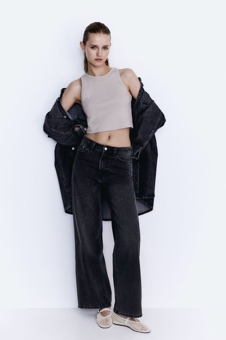 Wide Ultra High Jeans | H&M (US + CA)