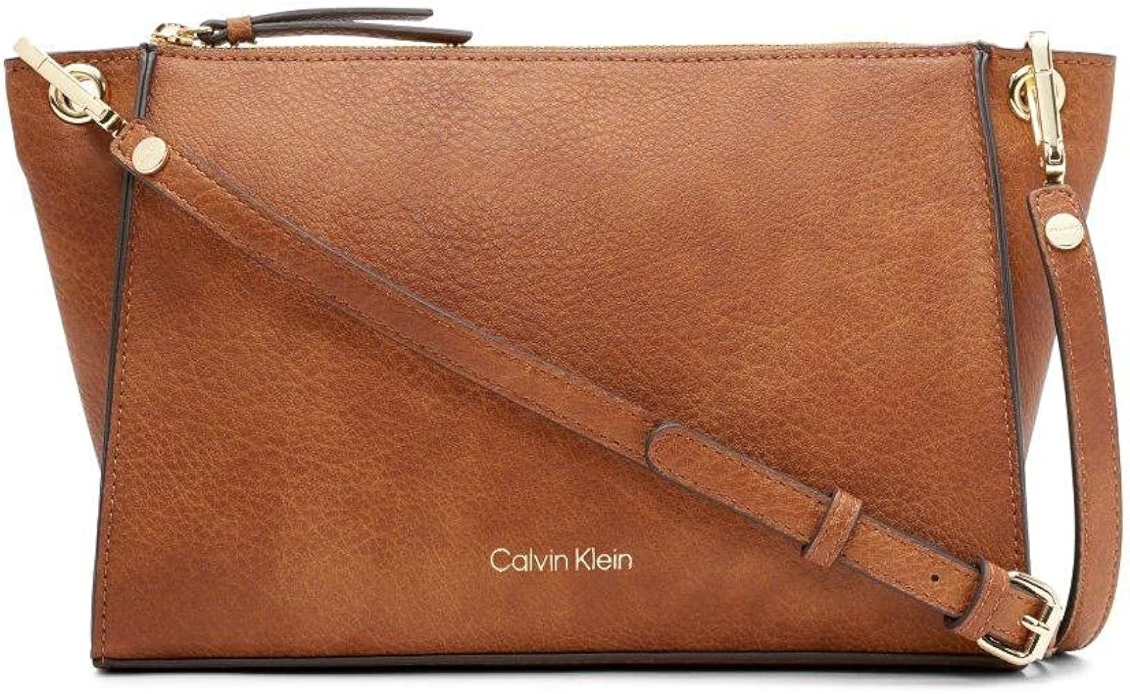 Calvin Klein Reyna Crossbody, Caramel | Amazon (US)