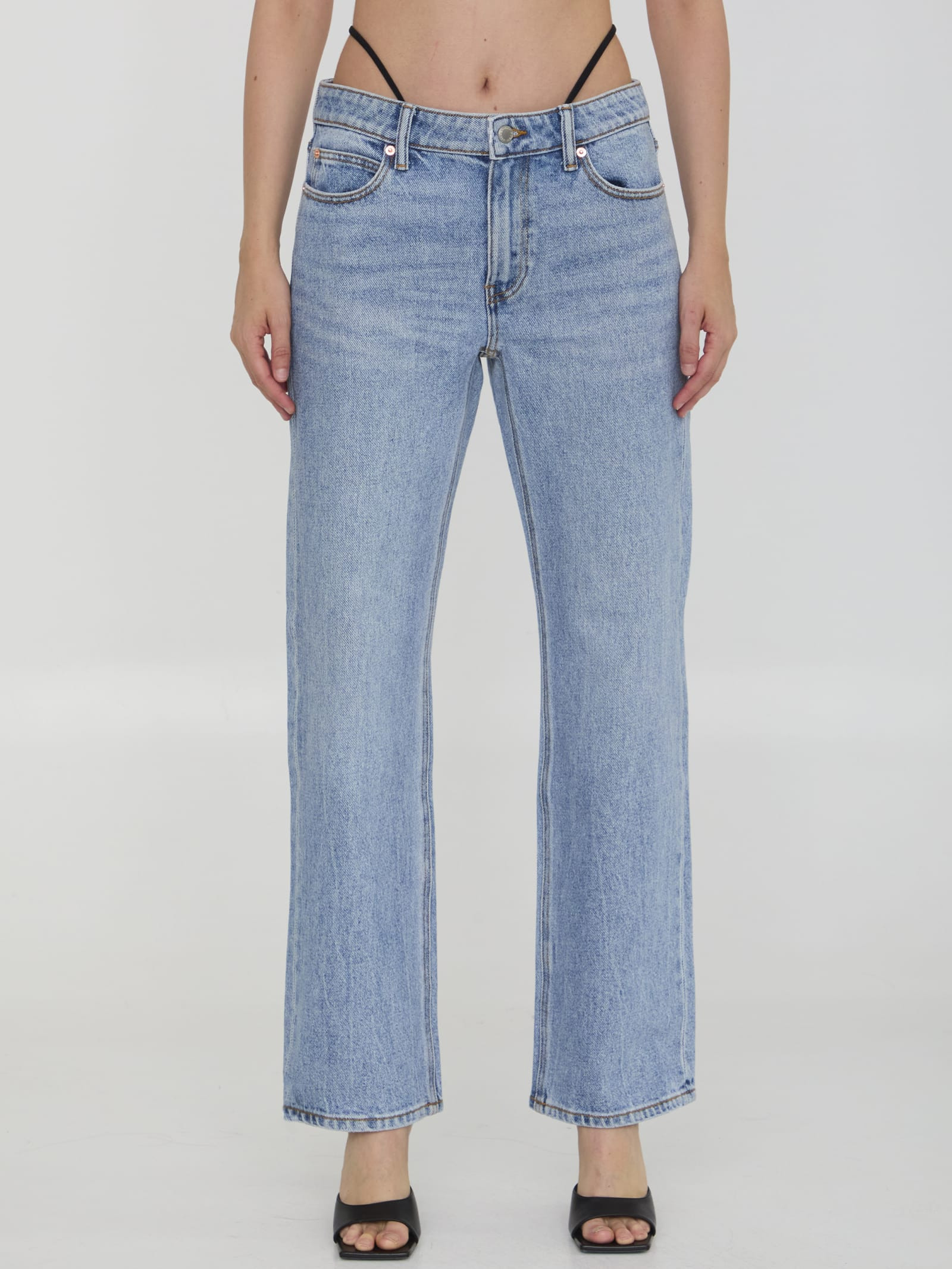 Alexander Wang Jeans With Pre-styled Thong | Italist.com US