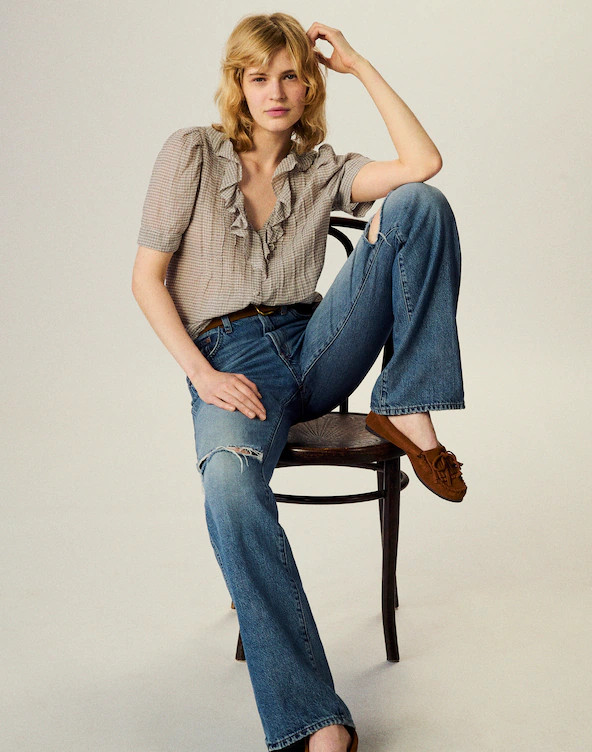 Ruffled Pintuck Top | Madewell