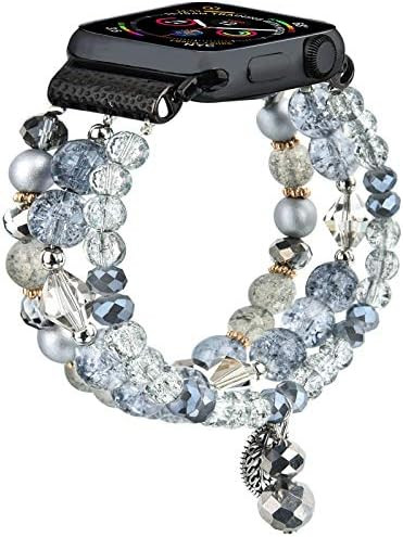 CAGOS Bracelet Beadeds Compatible with Apple Watch Band 38mm/40mm Series SE/6/5/4/3/2/1 Cute Hand... | Amazon (US)