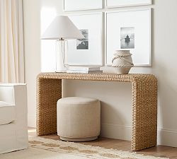 Capitola Woven Console Table (58") | Pottery Barn (US)