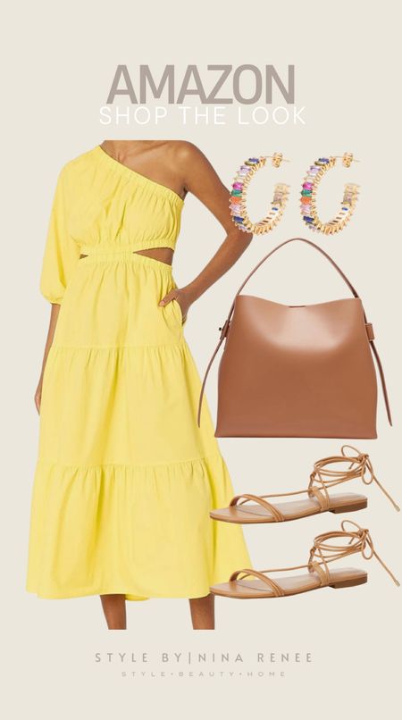 Amazon shop the look! 

Yellow maxi dress, earrings, bag, purse, sandals, shoes 

#LTKShoeCrush #LTKStyleTip #LTKItBag