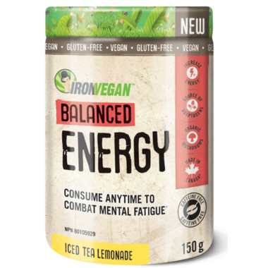 Iron Vegan Balanced Energy Iced Tea Lemonade | Well.ca
